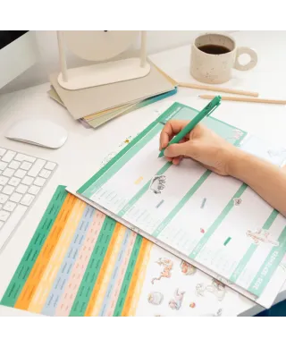 Kubuś Puchatek - planer ścienny 2025/2026 na magnes