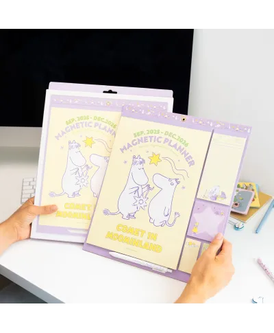 Muminki - planer ścienny 2025/2026 na magnes