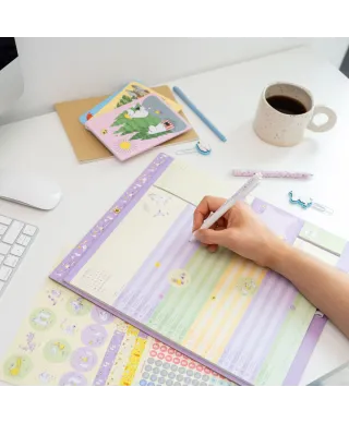 Muminki - planer ścienny 2025/2026 na magnes