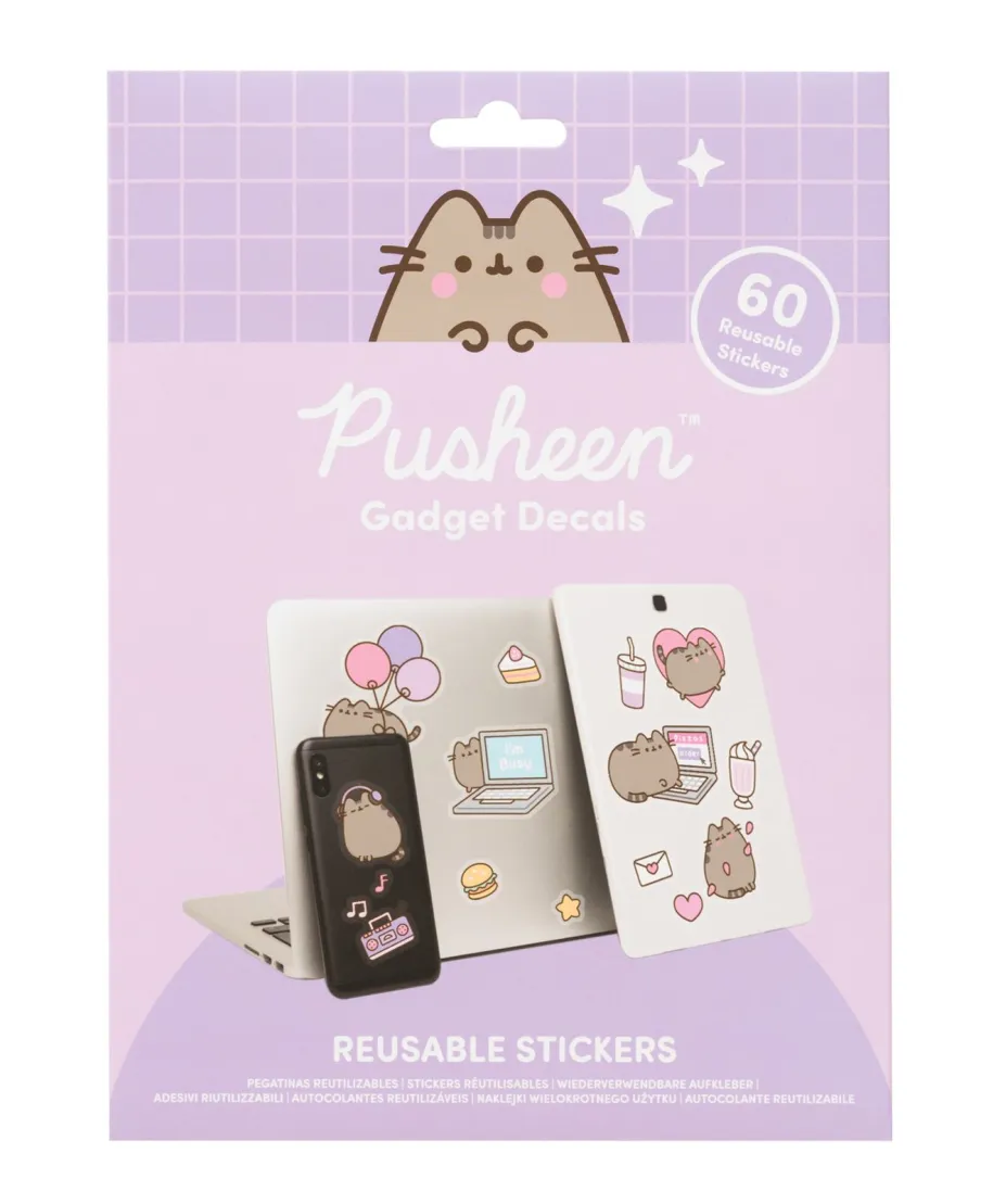 Pusheen Moments - naklejki wielorazowe