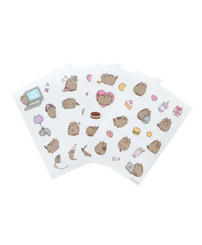 Pusheen Moments - naklejki wielorazowe
