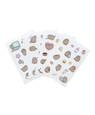 Pusheen Moments - naklejki wielorazowe