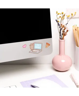 Pusheen Moments - naklejki wielorazowe