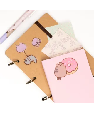 Pusheen Moments - naklejki wielorazowe