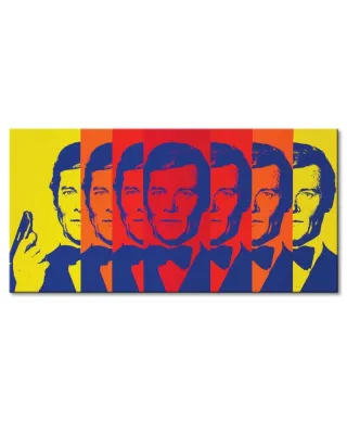 Obraz na płótnie - James Bond (Multicoloured)