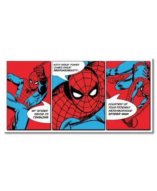 Obraz na płótnie - Spider-Man (Triptych)