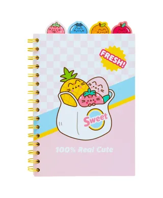 Pusheen Fruits - notes A5 kołozeszyt