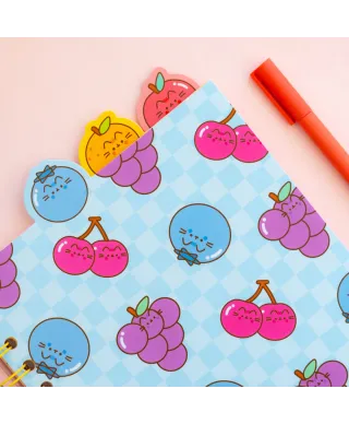 Pusheen Fruits - notes A5 kołozeszyt