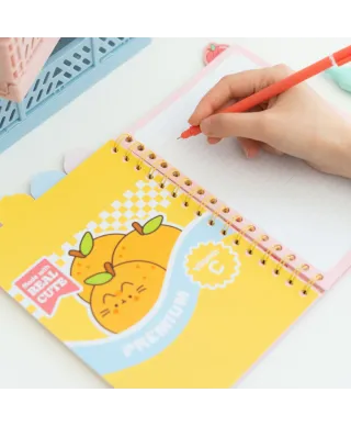 Pusheen Fruits - notes A5 kołozeszyt