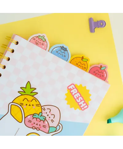 Pusheen Fruits - notes A5 kołozeszyt