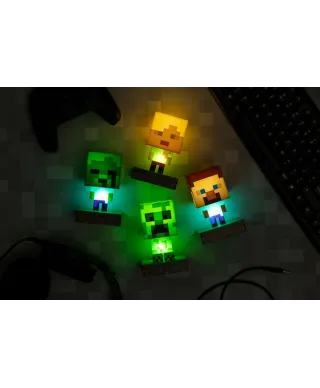 Minecraft Steve - lampka