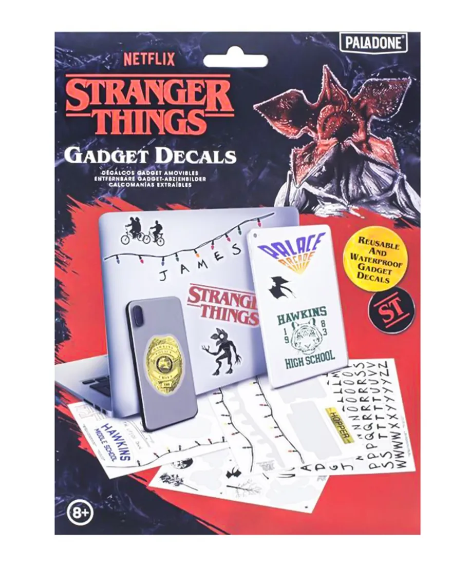 Stranger Things - naklejki wielorazowe