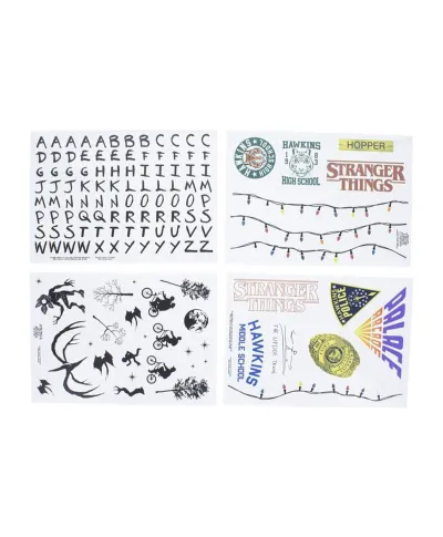 Stranger Things - naklejki wielorazowe