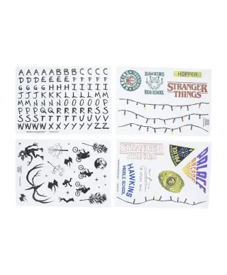 Stranger Things - naklejki wielorazowe