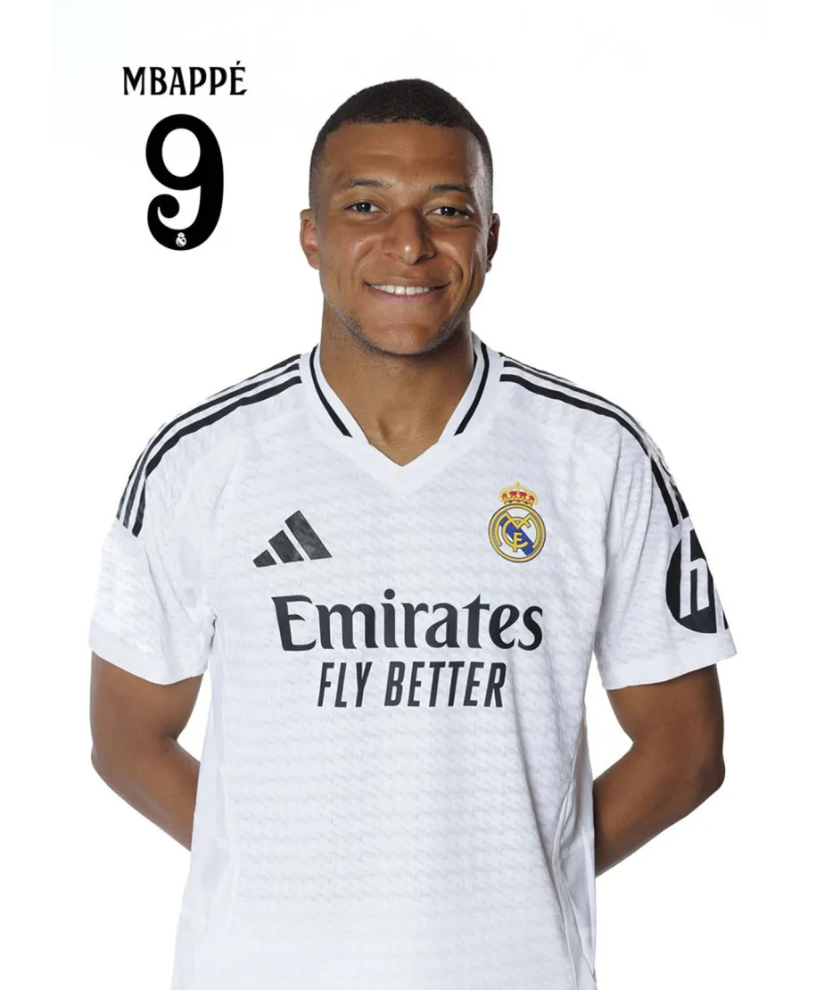 Real Madrid 2024/2025 Mbappe - pocztówka