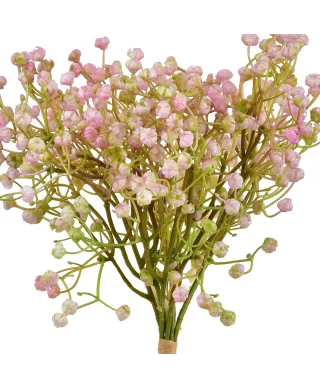 VIRIDIS Kwiat sztuczny Gipsówka pęczek x6 15x15x33cm Aw25