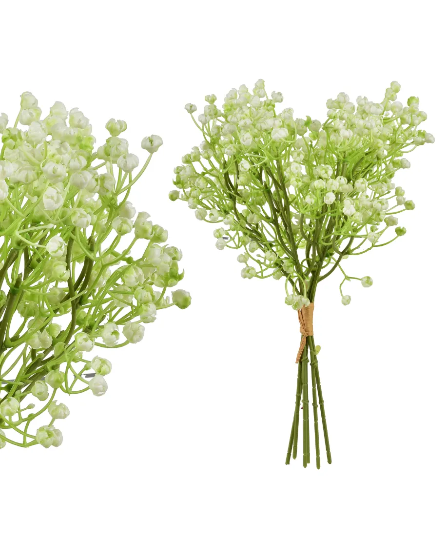 VIRIDIS Kwiat sztuczny Gipsówka pęczek x6 15x15x33cm AW25