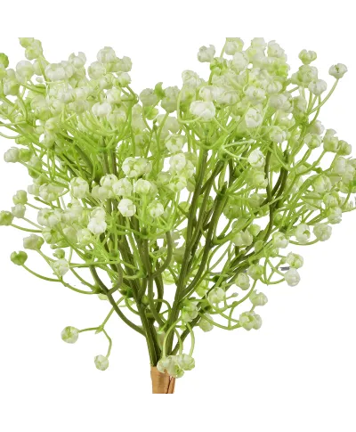 VIRIDIS Kwiat sztuczny Gipsówka pęczek x6 15x15x33cm AW25