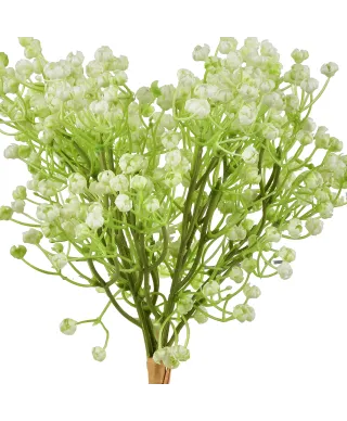 VIRIDIS Kwiat sztuczny Gipsówka pęczek x6 15x15x33cm AW25