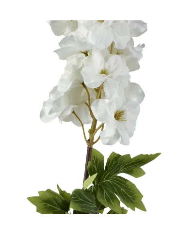 VIRIDIS Kwiat sztuczny Ostróżka 85cm biała AW25