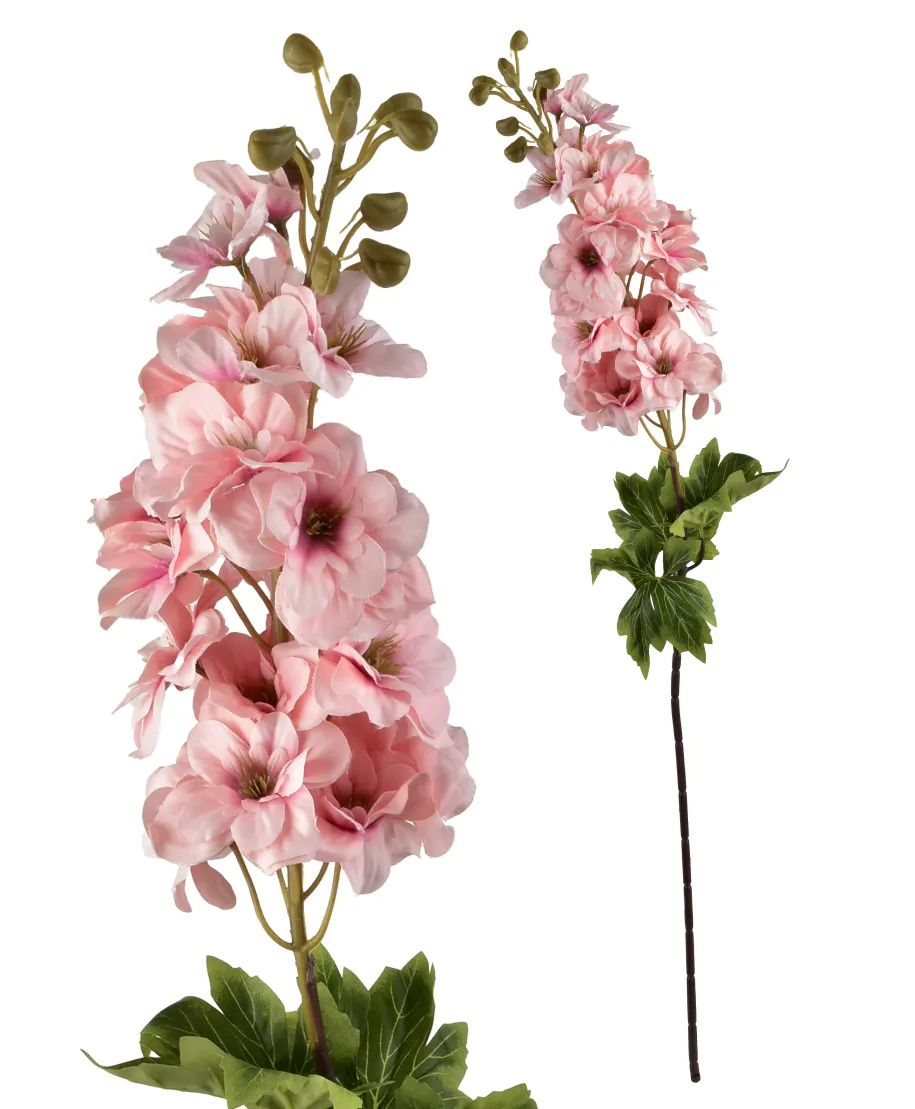 VIRIDIS Kwiat sztuczny Ostróżka 85cm różowa AW25