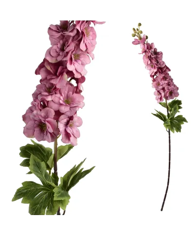 VIRIDIS Kwiat sztuczny Ostróżka 85cm ciemny różowy AW25