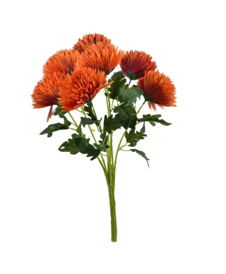 VIRIDIS Kwiat sztuczny Bukiet 7 Chryzanth57cm AW25