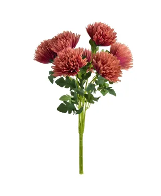 VIRIDIS Kwiat sztuczny Bukiet 7 Chryzanth57cm AW25