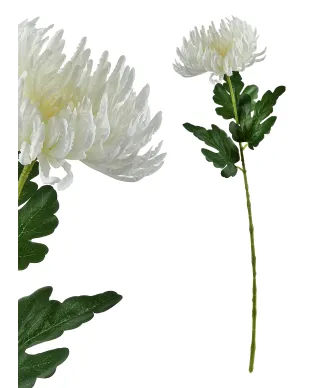 VIRIDIS Kwiat sztuczny Chryzantema gałązka 70cm AW25