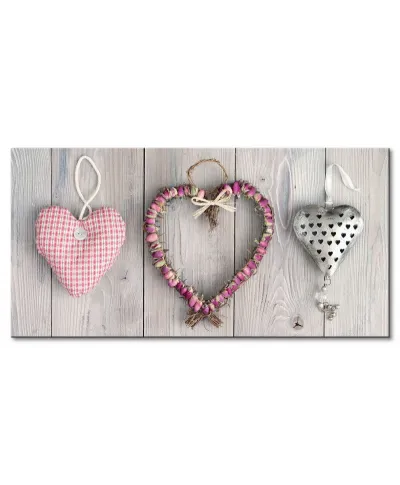 Obraz do salonu - Heart Triptych