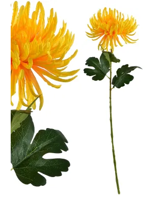 VIRIDIS Kwiat sztuczny Chryzantema gałązka 70cm AW25