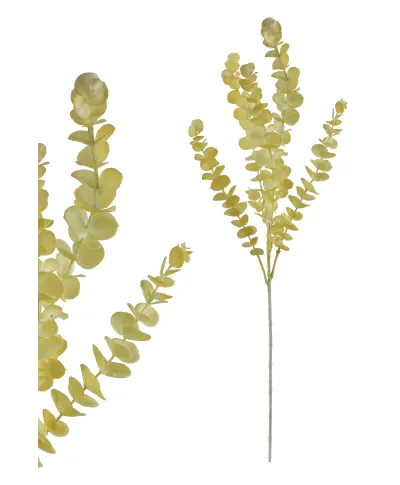 VIRIDIS Kwiat sztuczny Eukaliptus gałązka 80cm AW25