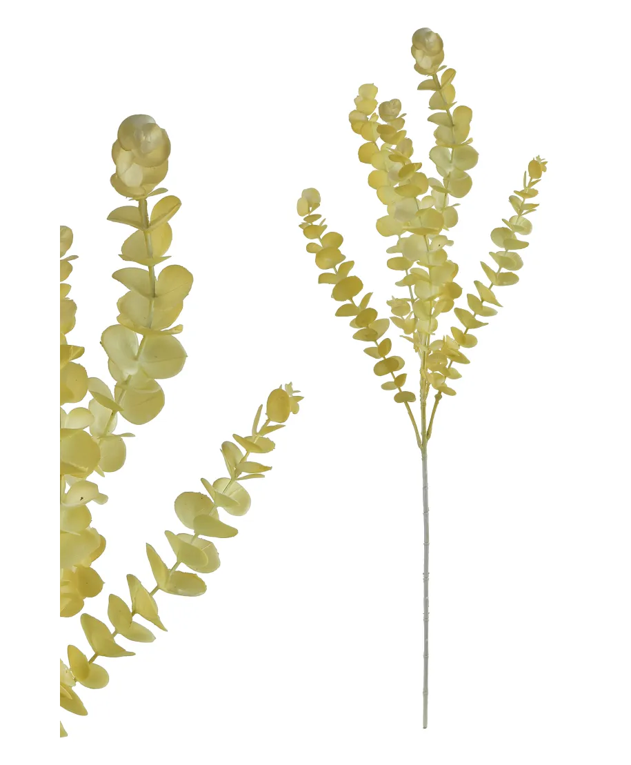 VIRIDIS Kwiat sztuczny Eukaliptus gałązka 80cm AW25