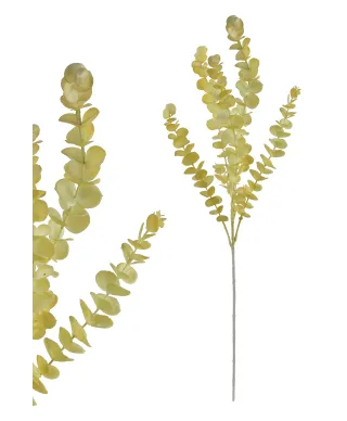 VIRIDIS Kwiat sztuczny Eukaliptus gałązka 80cm AW25