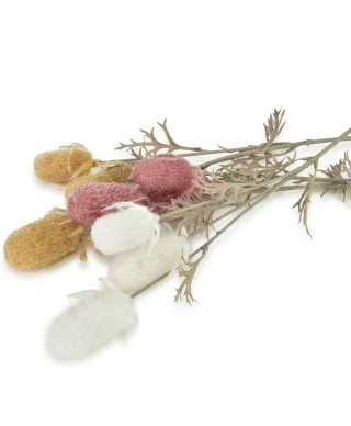 VIRIDIS Kwiat sztuczny Oset gałązka 70cm AW25