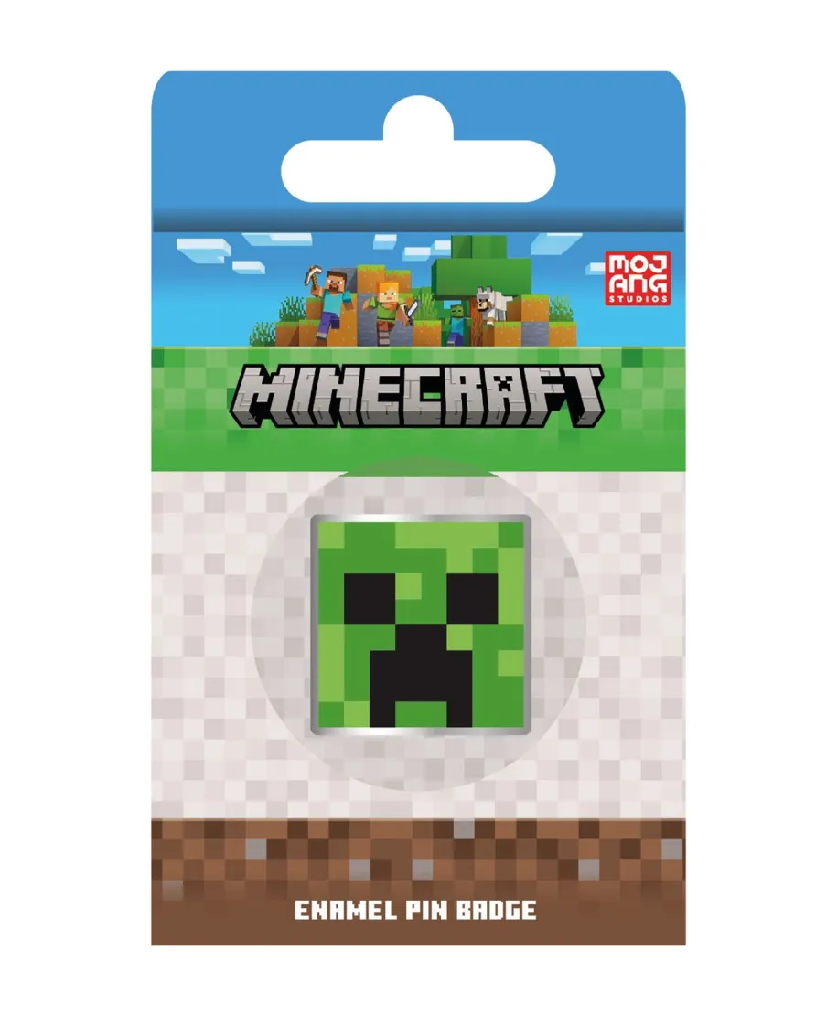 Minecraft Creeper - przypinka