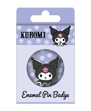 Kuromi Happy Face - przypinka