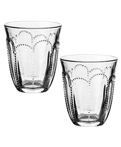 DAPHNE Komplet 4 szklanek 340ml 9,5x5,2x 11cm