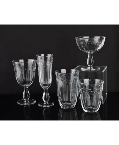 DAPHNE Komplet 4 szklanek 340ml 9,5x5,2x 11cm