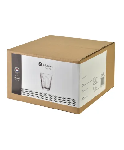DAPHNE Komplet 4 szklanek 340ml 9,5x5,2x 11cm