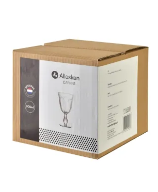 DAPHNE Komplet 4 kieliszków do wina 300ml 9,4x8x17cm