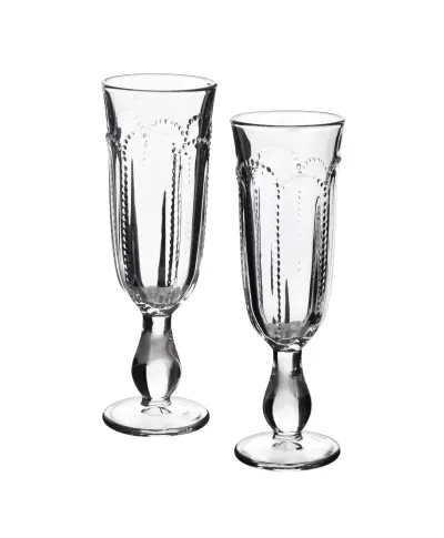 DAPHNE Komplet 4 kieliszków do szampana160ml 6,6x6x19,4cm