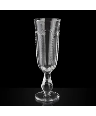 DAPHNE Komplet 4 kieliszków do szampana160ml 6,6x6x19,4cm