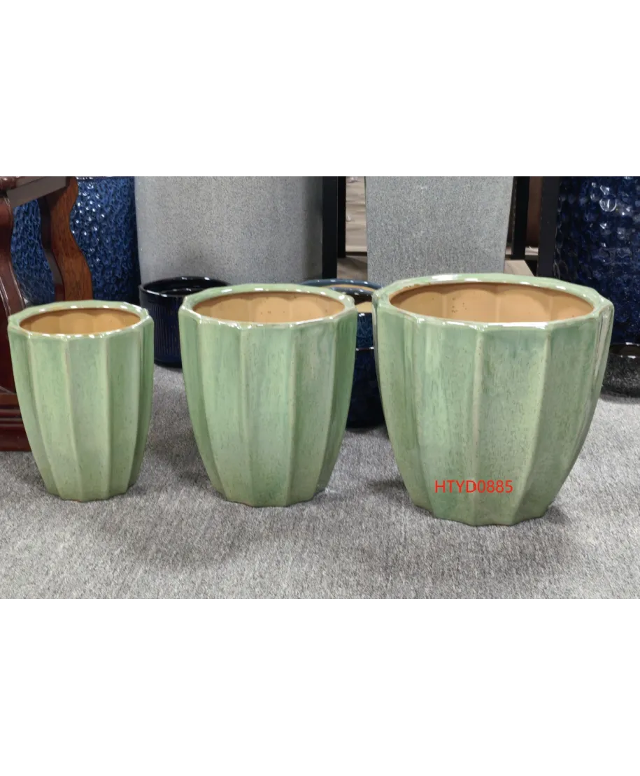 NEVA Komplet 3 doniczek 41x41x37,5/32,5x32,5x35/26x26x32,5cm