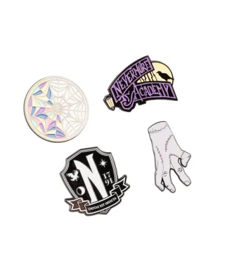 Wednesday - zestaw 4 przypinek