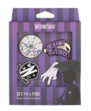 Wednesday - zestaw 4 przypinek