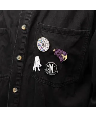 Wednesday - zestaw 4 przypinek