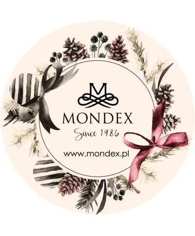 SANTA LILA Komplet 12 bombek zielone 6cm