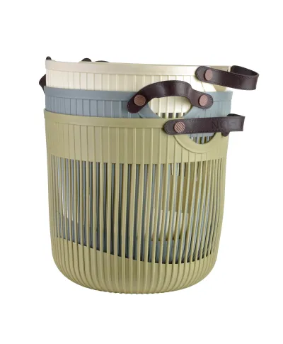 ZAC Kosz 33x33x32cm ażurowy szaro niebieski