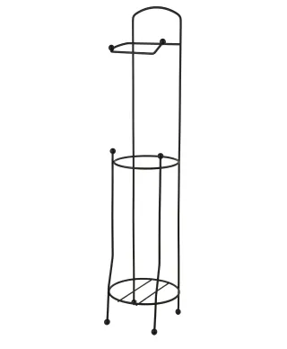 DEA BLACK Stojak na papier toaletowy 15,7x15,7xh66cm